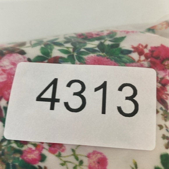 Rococo Sand "Vie" Floral Print Wrap Style Mini Dress Floral Size Medium - Picture 12 of 12